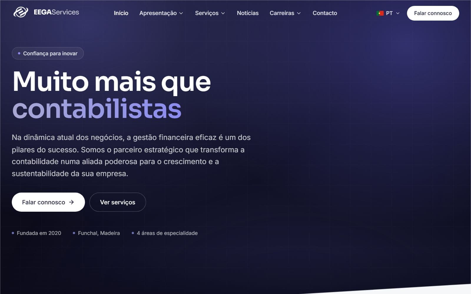 Capture du site EEGA Services